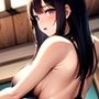 スク水美女のおしり