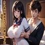 カレ友の極太チ〇コの虜になった巨乳女子〇生