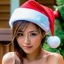 温泉で出会った美のサンタ（セリフなし AI画像集）