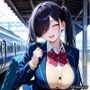 【痴○電車】電車で見つけた激カワ女子○生を存分に味わう